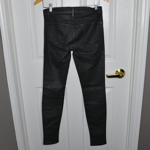 J Brand Super Skinny Coated Jeans in Moonwalk Sz 26 - Picture 3 of 9